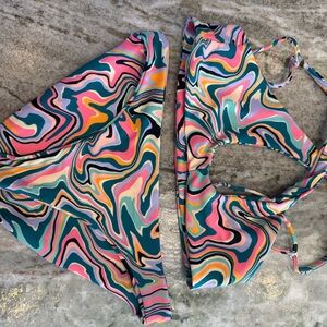 Colorful Swirl Bikini Set
